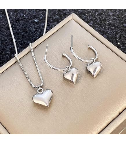Amazon.com: Yonisun 925 Sterling Silver Bracelet and Necklace Sets